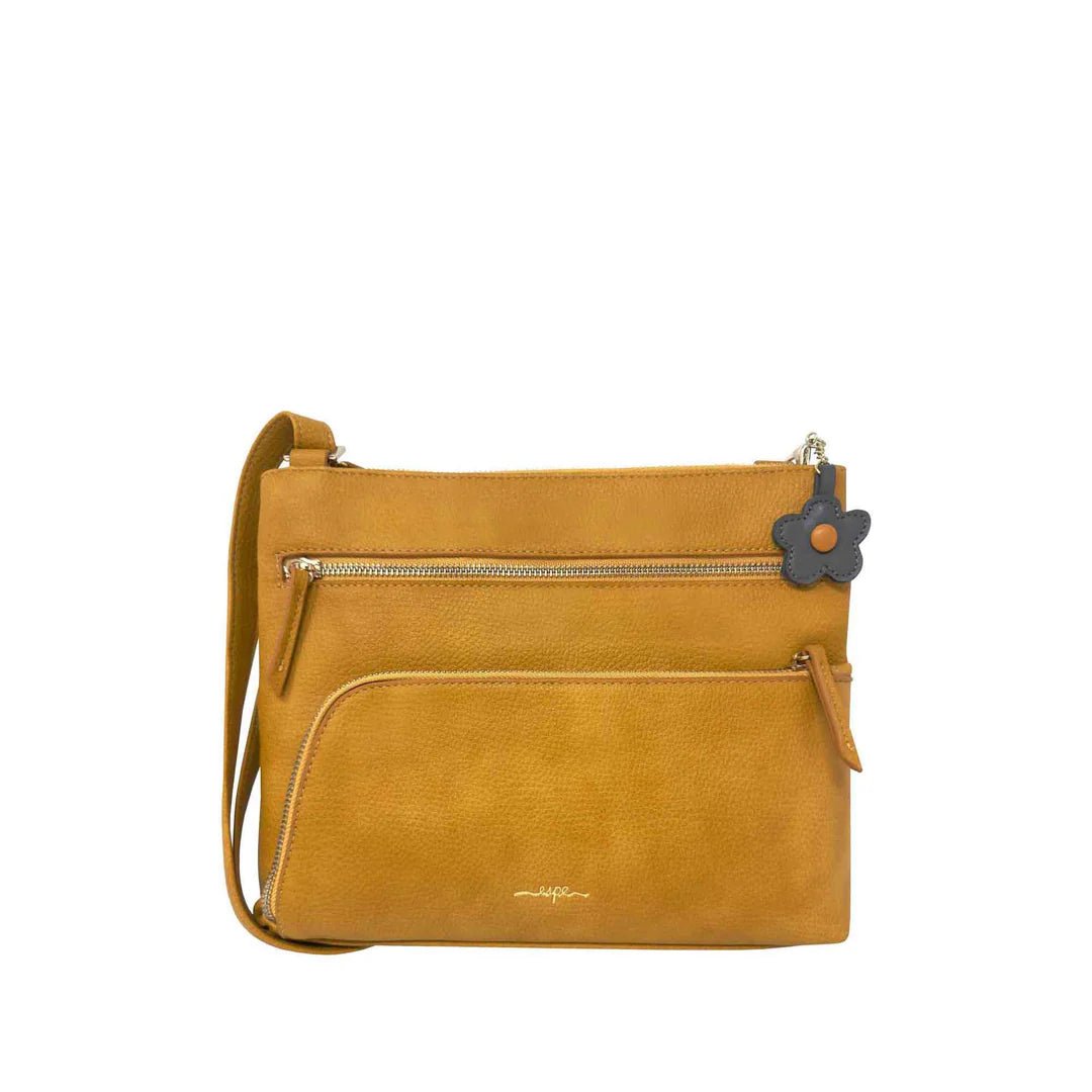 Espe Citron Crossbody Bag for Women - Stylish Leather Shoulder Purse with Adjustable Strap, Perfect for Travel, Shopping, and Everyday Use