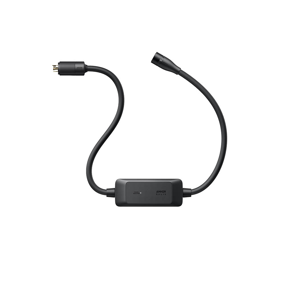 Anker SOLIX Generator Input Adapter - High Power Solar Generator Charging Cable for Outdoor Camping, RV Trips & Emergency Power Backup