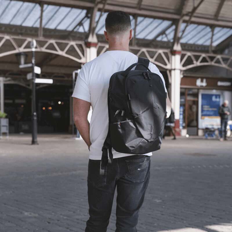Targus Terra EcoSmart 15.6 Inch Laptop Backpack - Black | Sustainable Recycled Material | Perfect for Work, School & Travel
