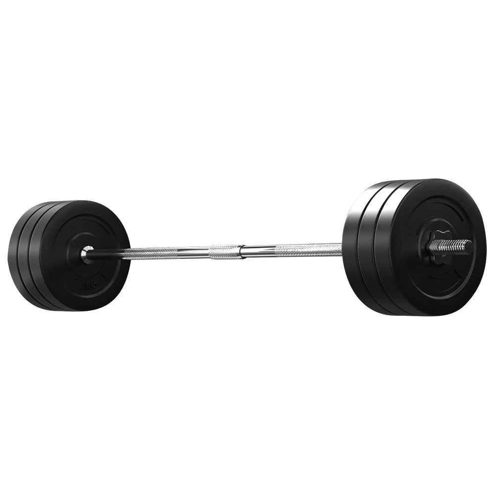 68KG Barbell Weight Set with Olympic Bar & Bench Press - Home Gym Strength Training Equipment for Fitness & Bodybuilding | Perfect for Home Workouts & CrossFit Training