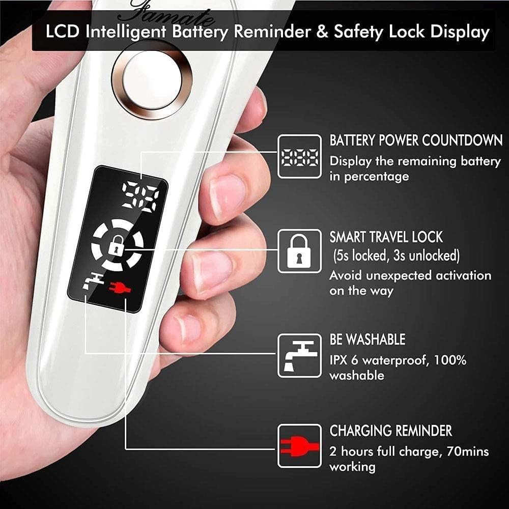Best Cordless Epilator for Women & Men - Painless Hair Removal for Armpits, Legs & Bikini Area - Rechargeable Wet/Dry Electric Shaver & Trimmer - Perfect for Travel, Home & Gym Use