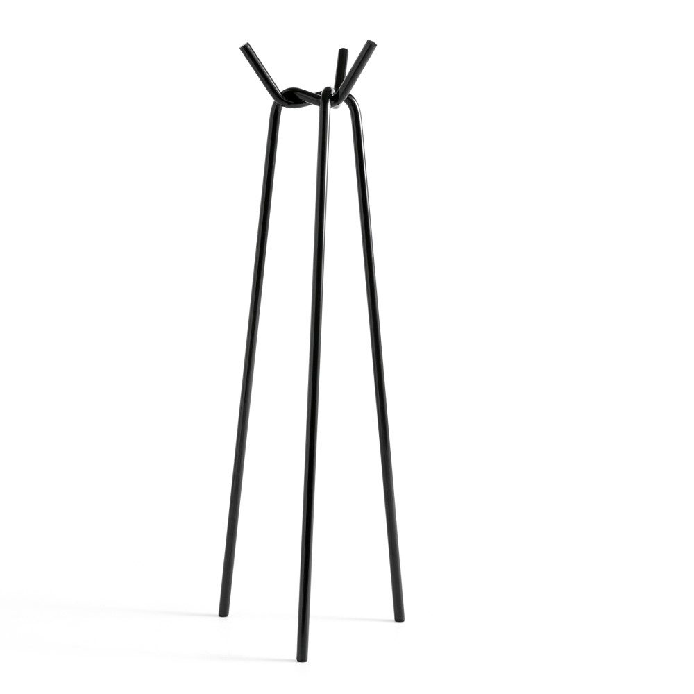 HAY Knit Coat Rack - Modern Wall Mounted Hanger for Jackets, Hats & Bags | Durable Black Finish | Perfect for Entryway, Bedroom & Office Organization