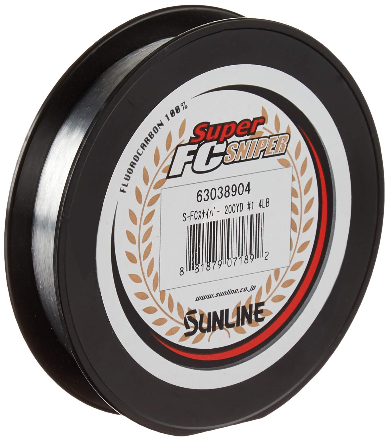 Sunline Super FC Sniper Fluorocarbon Fishing Line - Invisible High Sensitivity Low Memory for Bass Trout Saltwater Fishing - Perfect for Clear Water Finesse Techniques and Stealth Presentations