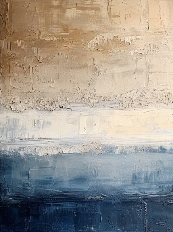 Extra Large Canvas Wall Art - Modern Abstract Painting for Living Room & Bedroom Decor - Handmade Stretched Framed Ready to Hang - Perfect for Home, Office, and Gift Giving