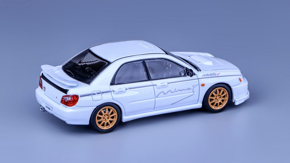 1:64 SUBARU Impreza WRX STi Mines S202 Diecast Model Car - Collectible Miniature Toy for Hobbyists & Car Enthusiasts - Perfect for Display, Gifts, and Racing Game Scenes
