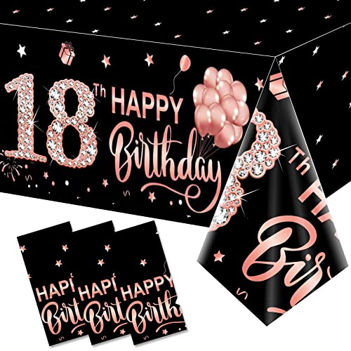 Rose Gold 18th Tablecloth