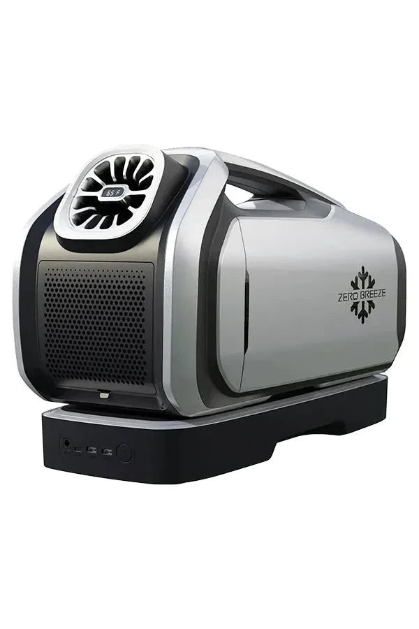 Zero Breeze Mark 2 Plus Portable Air Conditioner with AC & Battery - Perfect for Camping, RVs, and Outdoor Adventures