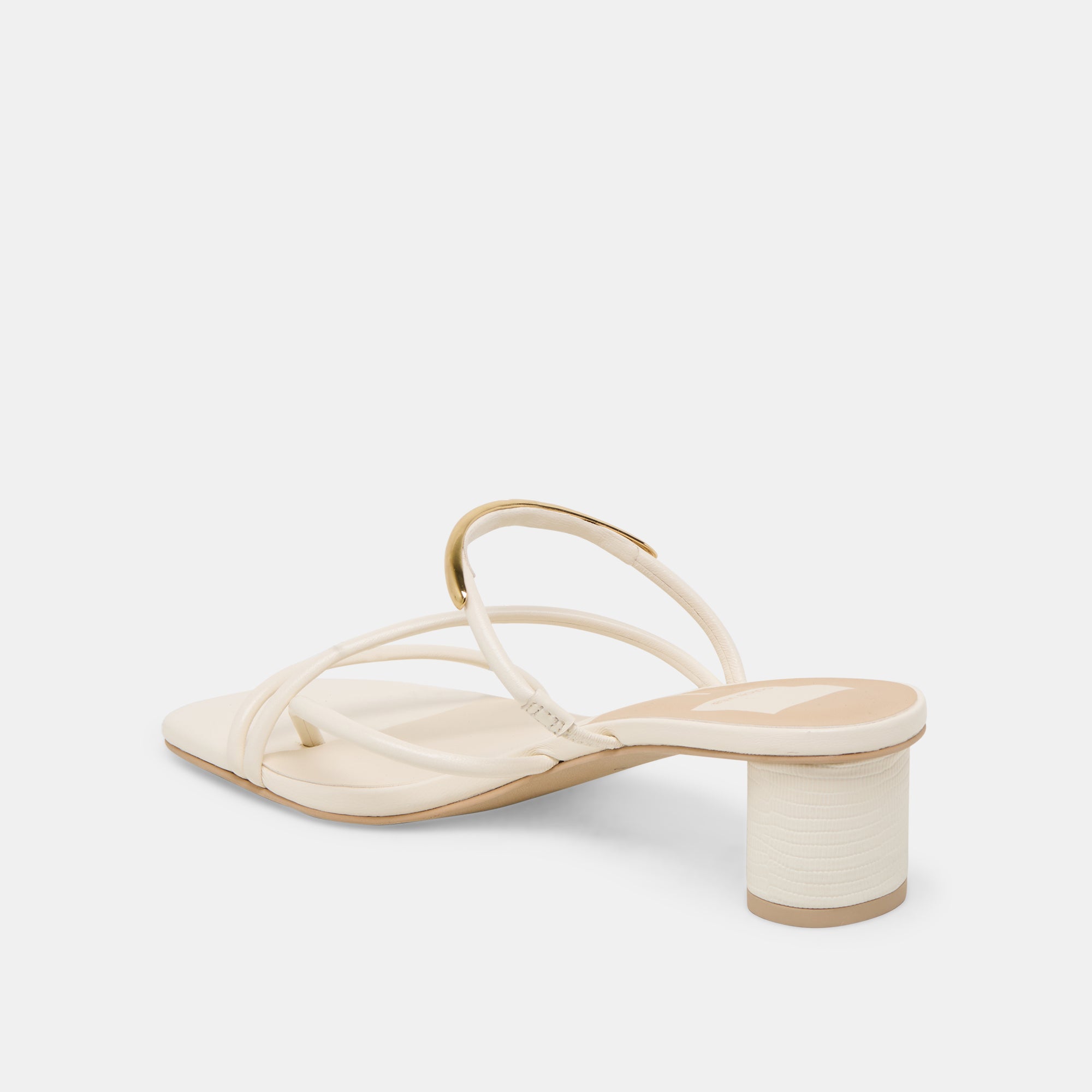NAIRA HEELS - Women's Off-White Leather High Heels for Party, Wedding & Evening Wear - Comfortable Dress Shoes for Special Occasions