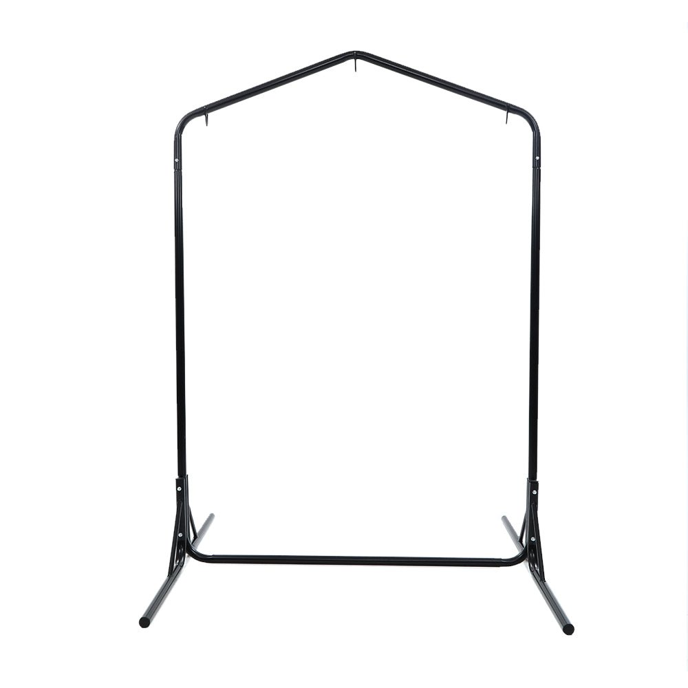 Heavy Duty 2-Person Hammock Chair with Steel Stand - Outdoor Hanging Swing for Patio, Garden, or Backyard - Supports Up to 200KG (440 lbs) - Perfect for Relaxation & Lounging