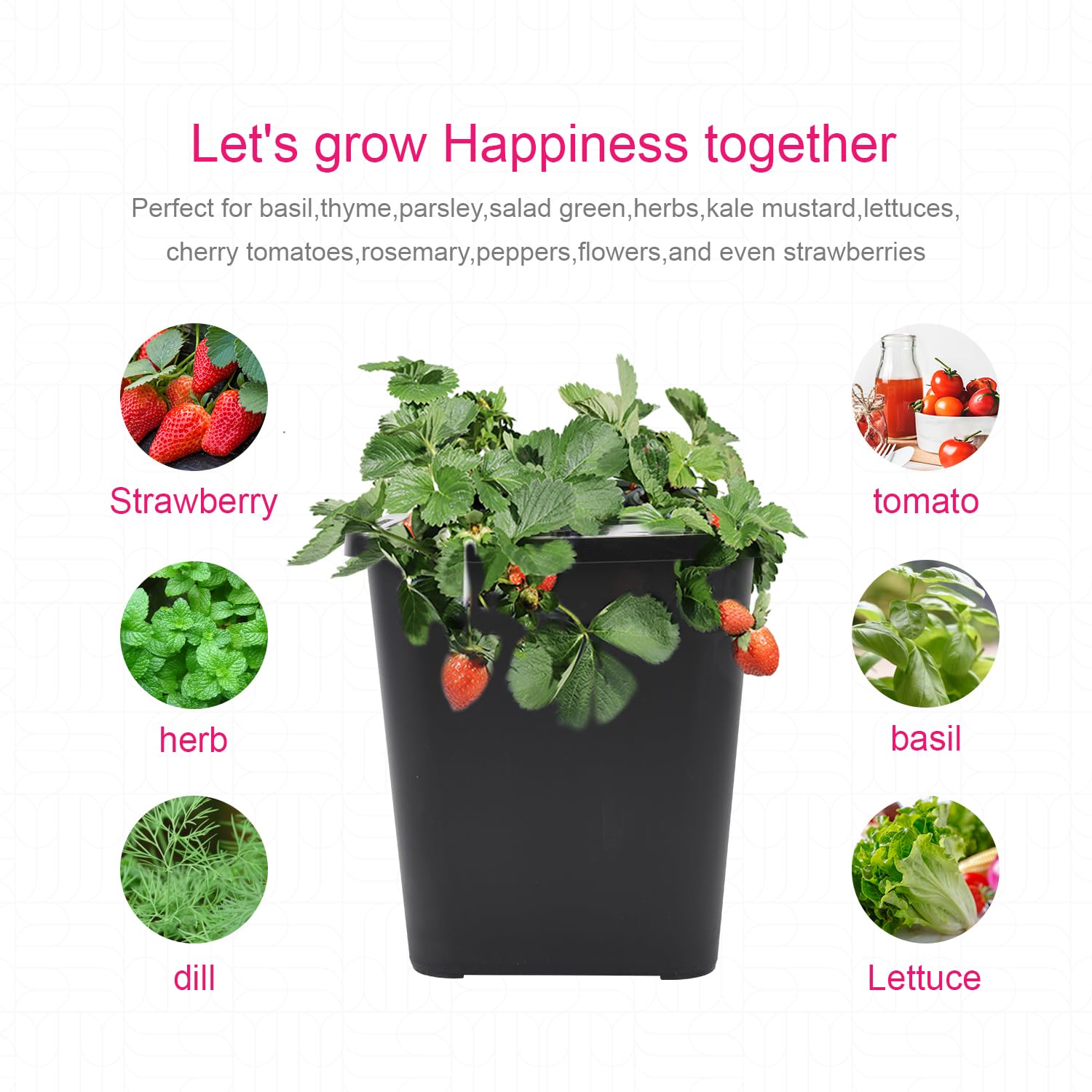 **4 Hydroponic Buckets Kit - Complete Indoor Hydroponic Growing System for Herbs, Tomatoes & Vegetables, DWC System with Air Pump & Germination Tray (Black) - Ideal for Home Gardening, Urban Farming & Indoor Plant Cultivation**