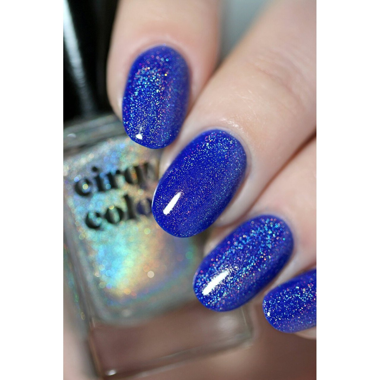 Cirque Colors Holographic Nail Polish - We Trippy Top Coat for Long-Lasting Shine | Perfect for Parties, Festivals & Special Occasions