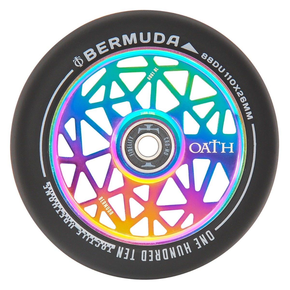 Oath Bermuda 120mm Skateboard Wheels - High Performance for Cruising, Longboarding & Street Skating