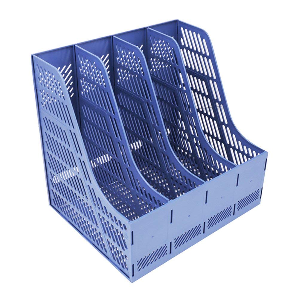 Lemical A4 Office Organizer - Letter Size File Folder Organizer with Desktop File Rack Box, Magazine Dividers & Document Storage - Perfect for Home Office, School Supplies & Office Organization
