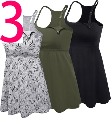 Black+grey Print+army Green 3pack