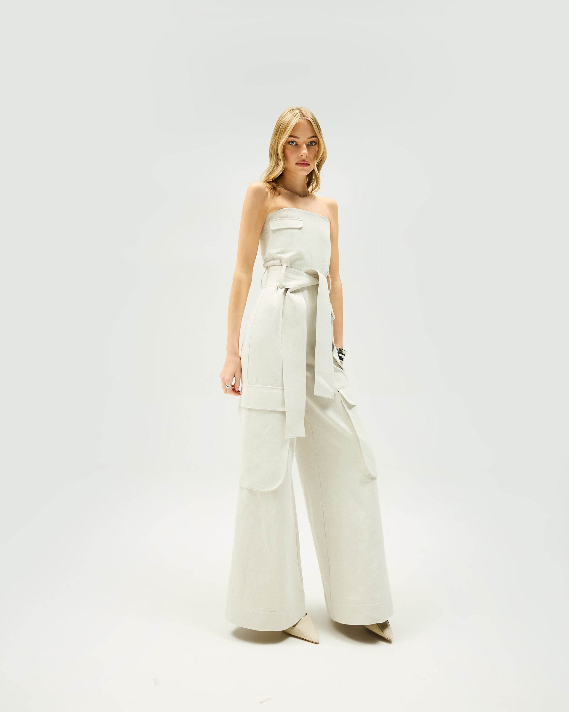 Wonder Jumpsuit Off White - Stylish Women's Romper for Casual Wear, Summer Outfits & Beach Vacations