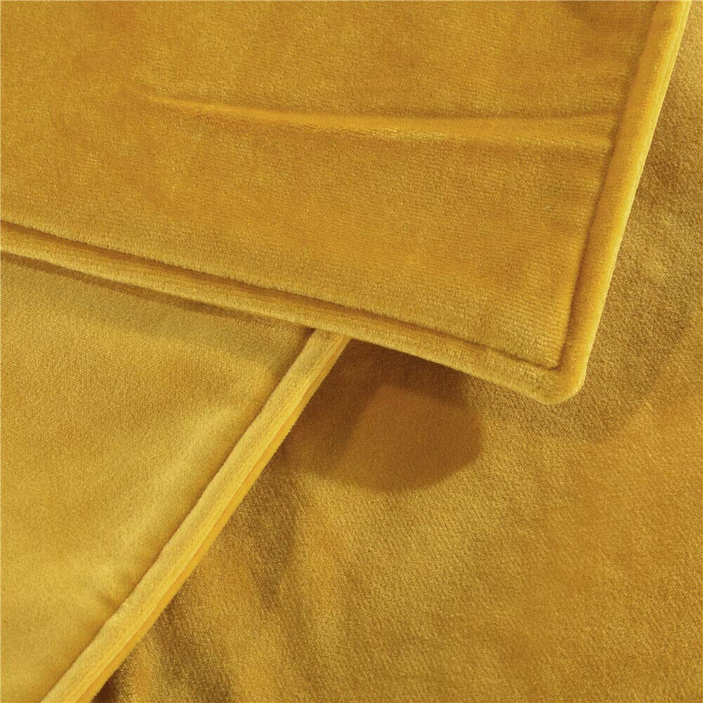 ZUUNA Velvet Solid Bed Runner Scarf - Luxury Bed Protector & Decorative Cover for Twin, Queen, King Beds - Perfect for Bedroom, Hotel & Wedding Room Decor