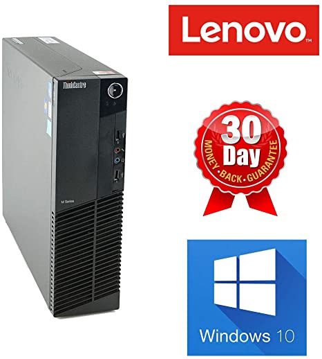 Lenovo ThinkCentre M92P SFF Desktop PC - Intel Core i5-3470 Quad-Core 3.2GHz, 8GB RAM, 256GB SSD, Windows 10 Pro - Compact Business Computer for Office Work, Home Use & Small Workspaces
