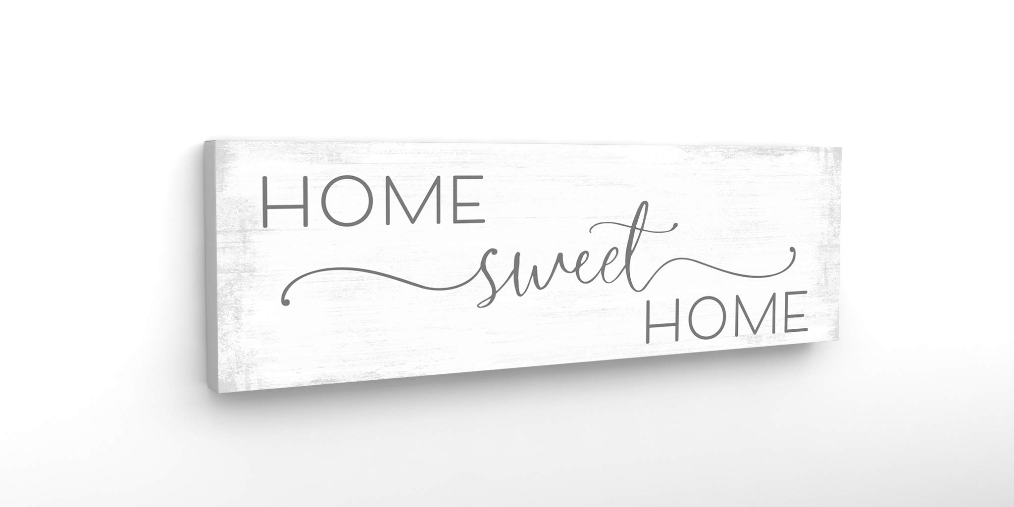 Large 'Home Sweet Home' Canvas Wall Art - Ready to Hang Unframed Decor 20