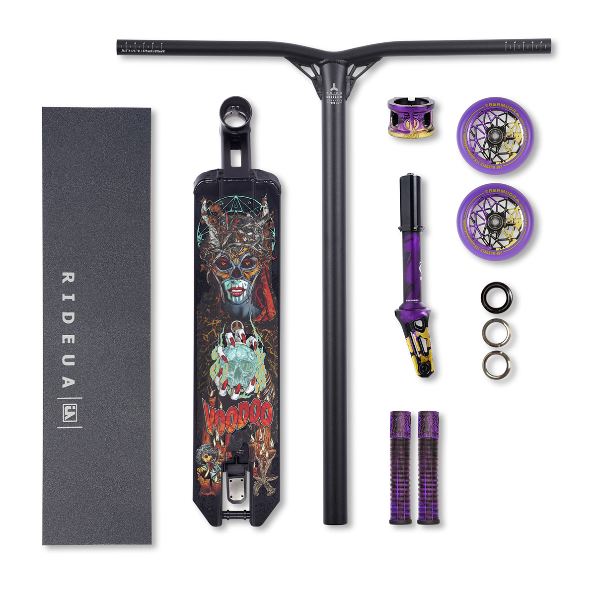 Triad Park Custom Pro Scooter - High Performance Freestyle Scooter for Kids & Adults - Perfect for Street Tricks, Park Riding & Stunt Performances