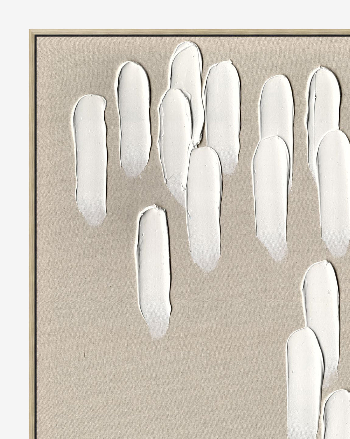 Neutral Cascade I - Elegant & Minimalist Home Decor for Modern Living Rooms & Bedrooms | Perfect for Wall Art, Shelf Displays & Cozy Spaces