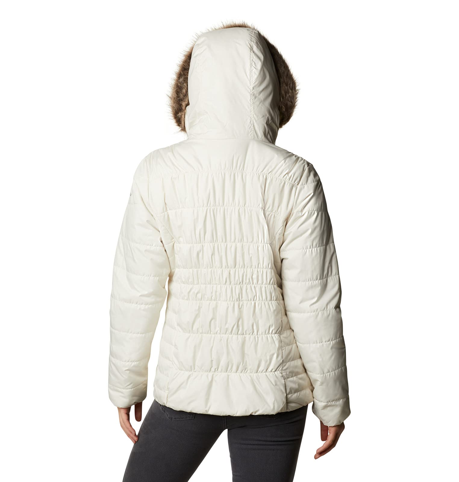 Columbia Women's Sparks Lake Waterproof Jacket - Lightweight, Breathable, Windproof Raincoat for Hiking, Camping & Outdoor Activities (Chalk, Medium)