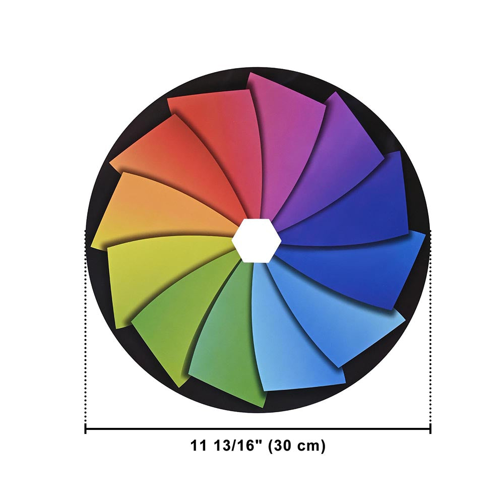 WinSpin 12-Section Prize Wheel Template - Customizable Spinning Wheel for Games & Events - Perfect for Carnivals, Fundraisers & Classroom Activities