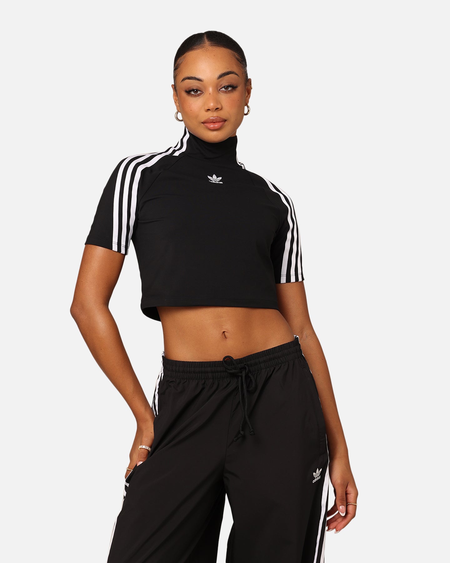 Adidas Adilenium Tight Short Sleeve T-Shirt for Women - Black Athletic Workout Top for Running, Yoga & Gym Training