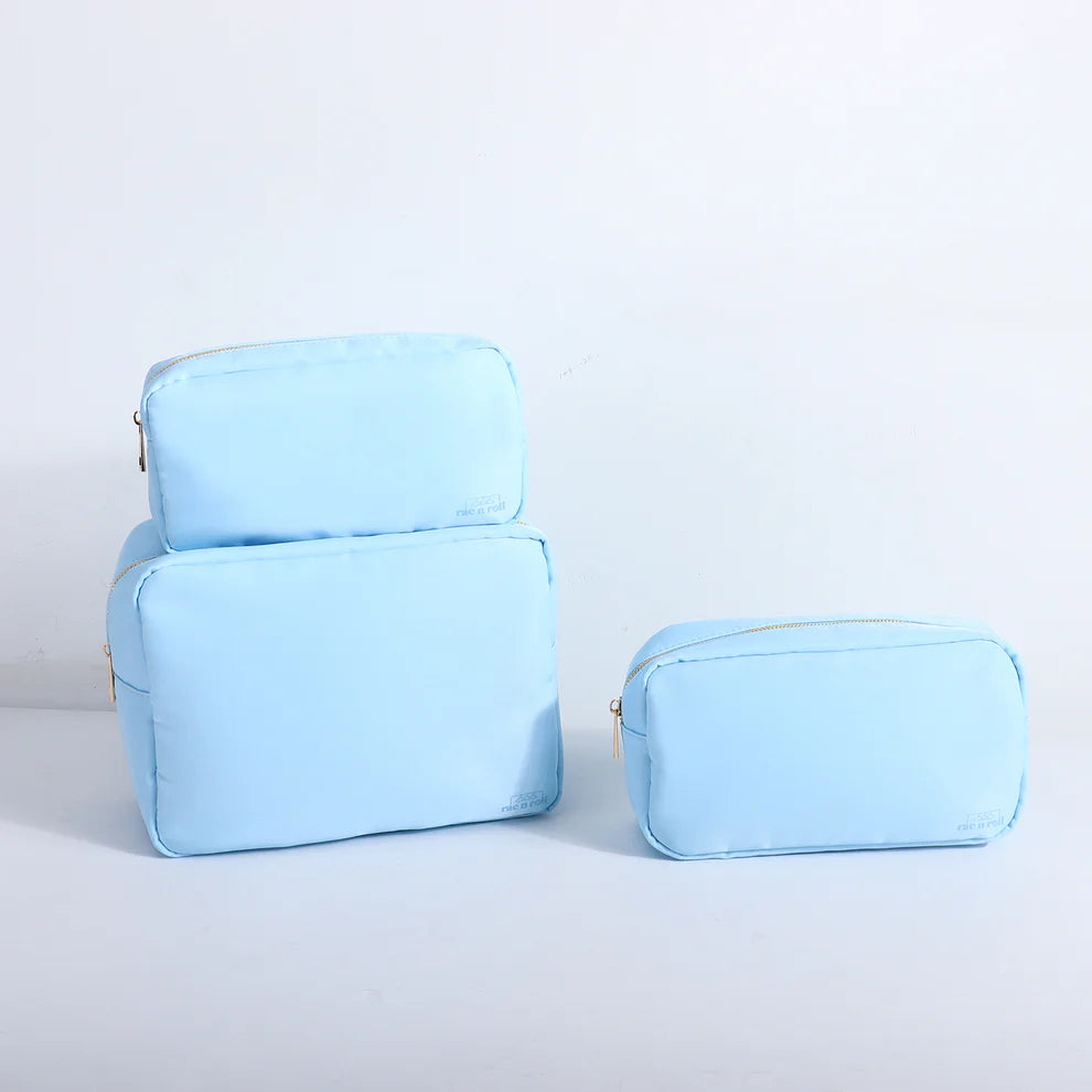 Rac n Roll Pouch Trio - 3 Pack Waterproof Storage Bags for Travel, Camping, Hiking & Outdoor Activities | Compact & Durable Organizer for Toiletries, Cosmetics & Essentials
