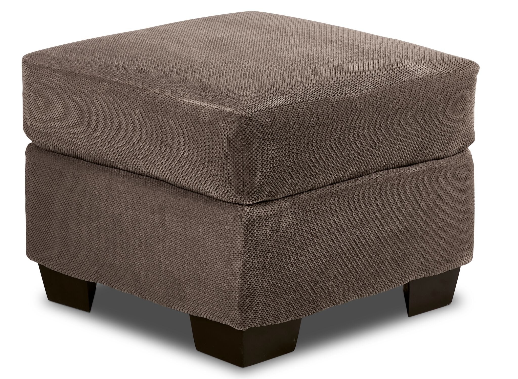 Archie Ottoman Ash - Modern Storage Ottoman with Lift Top, Soft Fabric Upholstery for Living Room, Bedroom, or Nursery - Perfect for Extra Seating & Hidden Storage
