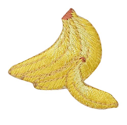 Banana Bunch Iron On Patch - 4 Bananas Fruit Food Embroidered Applique - Perfect for DIY Crafts, Backpacks, Jeans & Jacket Decoration
