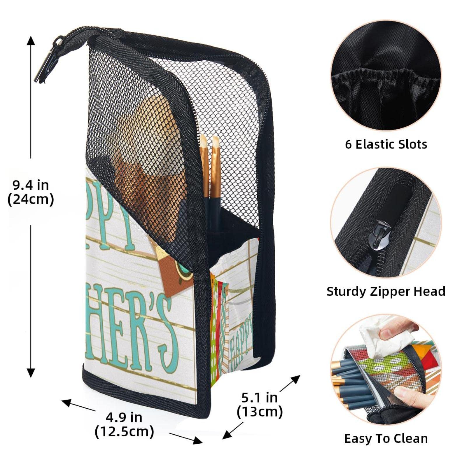 12-Piece Makeup Brush Organizer Bag - Portable Travel Cosmetic Brush Holder Case for Professional & Home Use - Perfect for Father's Day Gifts, Makeup Artists & Beauty Enthusiasts