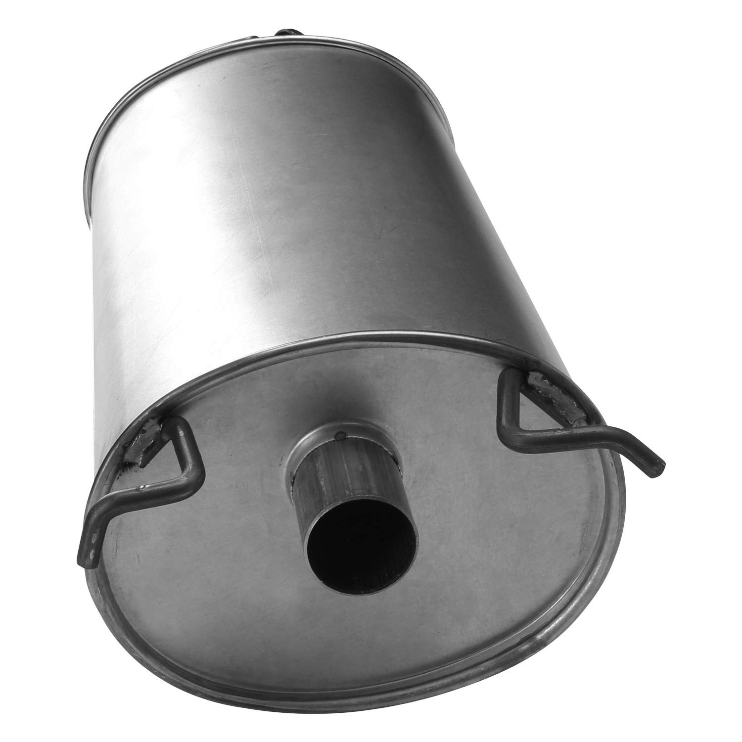AP Exhaust Products 2161 Performance Muffler - Universal Fit for Cars, Trucks & SUVs - Enhances Engine Sound & Reduces Noise - Perfect for Street Legal Upgrades & Performance Exhaust Systems