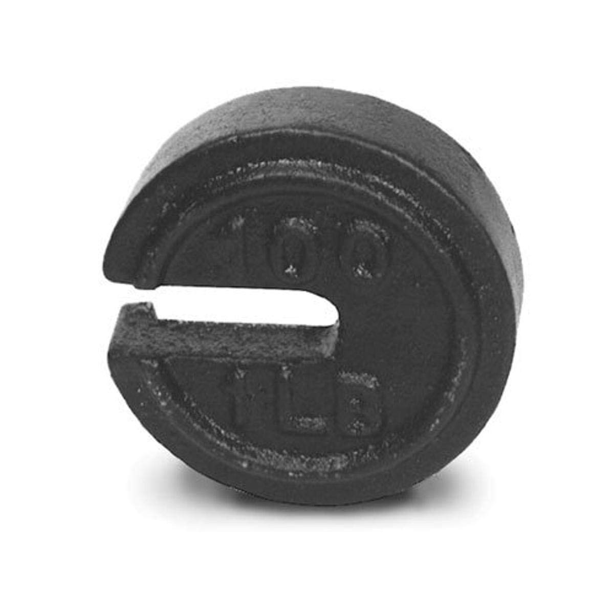 Rice Lake-10154 50lbs x 1/2lbs Cast Iron ASTM Class 7 Round Slotted Interlocking Counterpoise Test Weight - Perfect for Industrial Scales, Laboratory Calibration & Equipment Testing