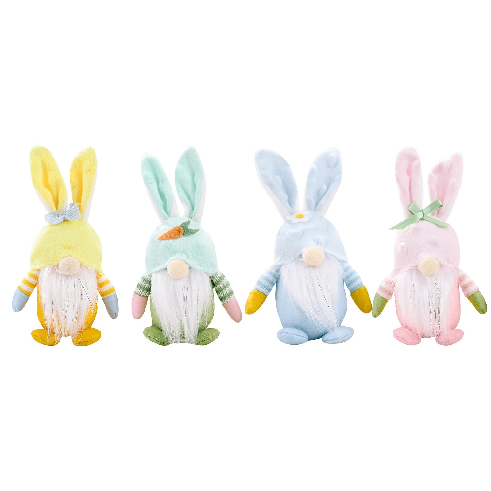 Faceless Gnome Plush Doll Set - Easter Bunny Decor for Kids & Desktop