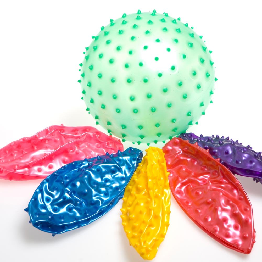 7 Inch Knobby Bounce Ball - High Bounce Rubber Playground Ball for Kids Outdoor Games, Sports, and School Recess Activities