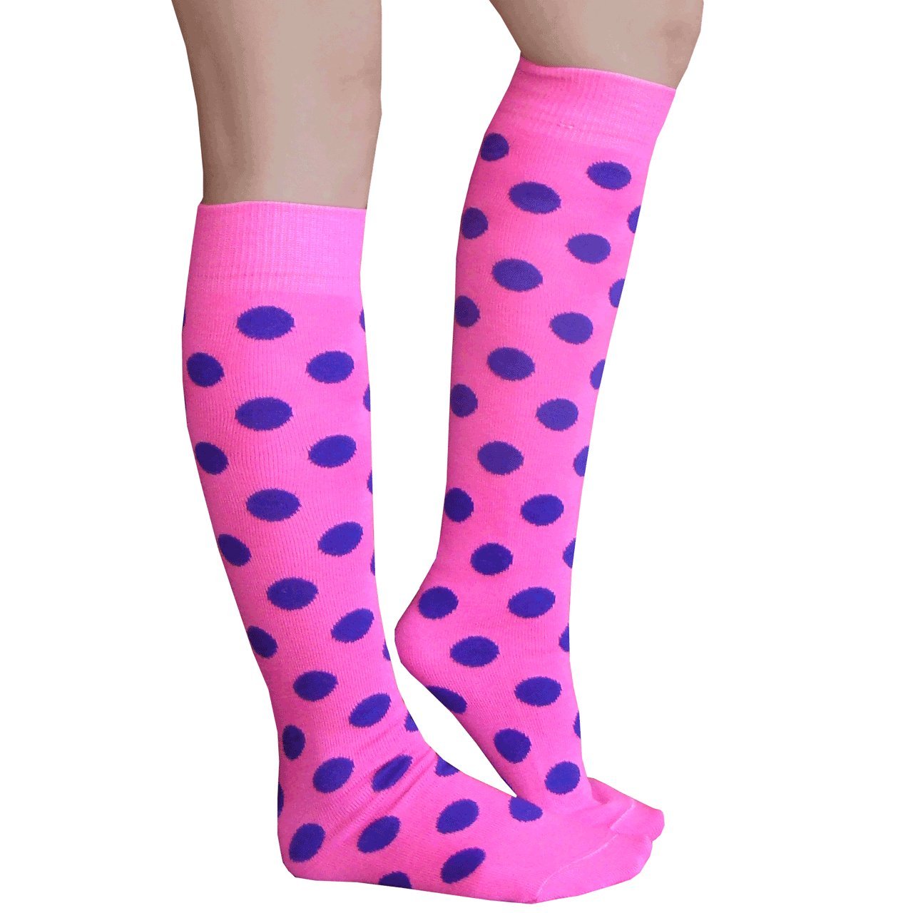 Women's Polka Dot Knee High Socks - Stylish & Comfortable for Outfits & Gifts