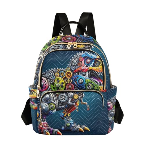 Colorful Mechanical Dinosaur