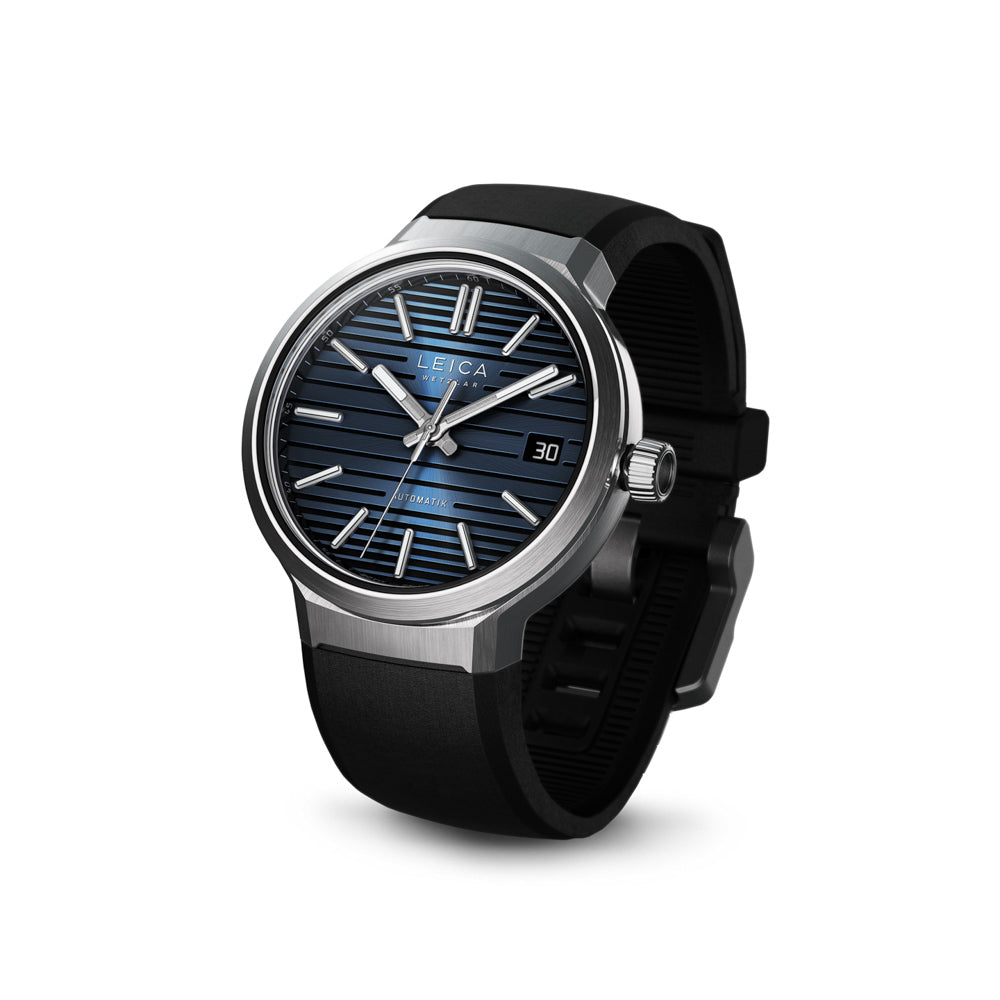 Leica ZM 11 Steel Midnight Blue Watch - Luxury Swiss Automatic Timepiece for Men - Perfect for Business, Formal Events & Collectors
