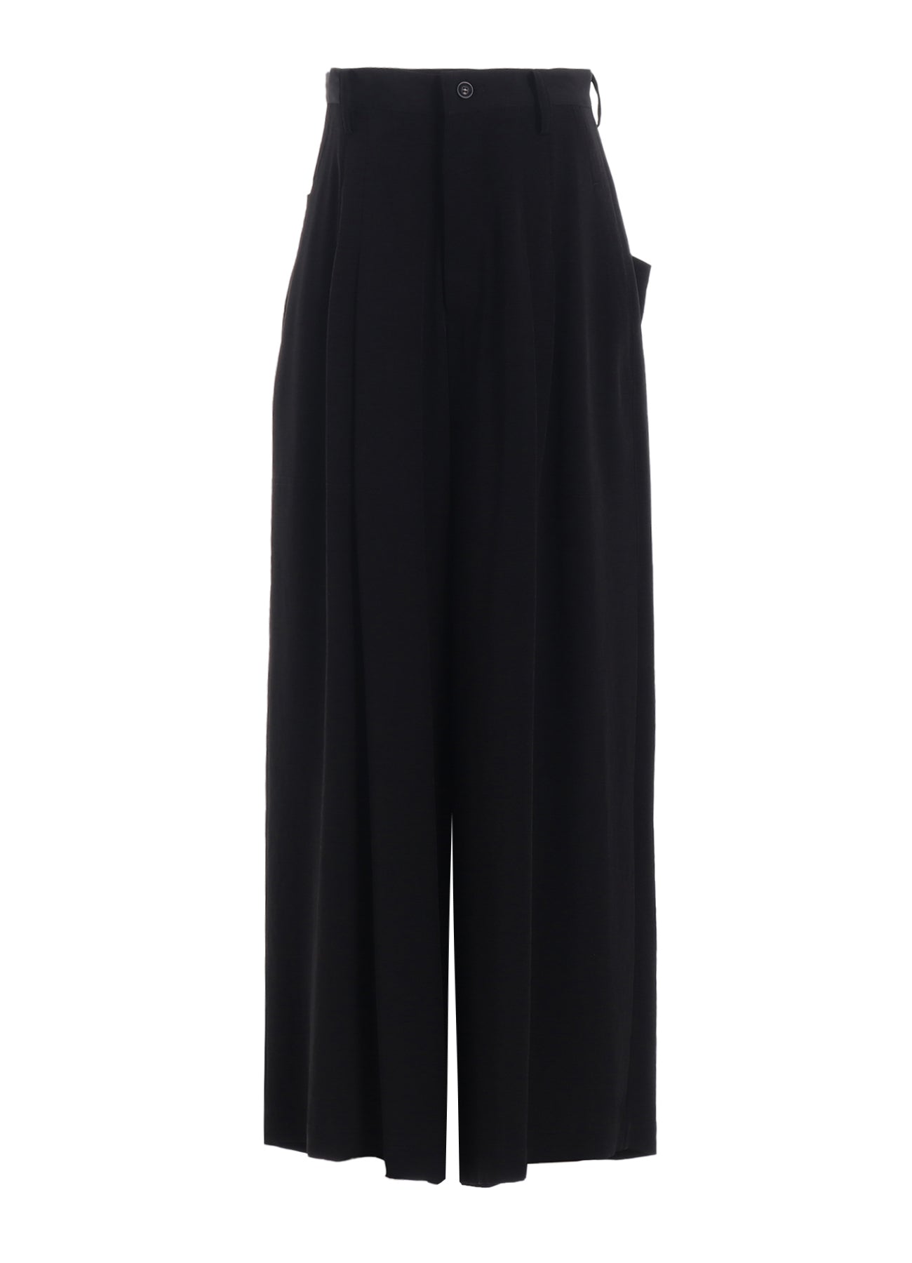 Elegant Crepe de Chine Double Tucked Wide Leg Pants for Women - Comfortable & Stylish Office Wear & Casual Outfits