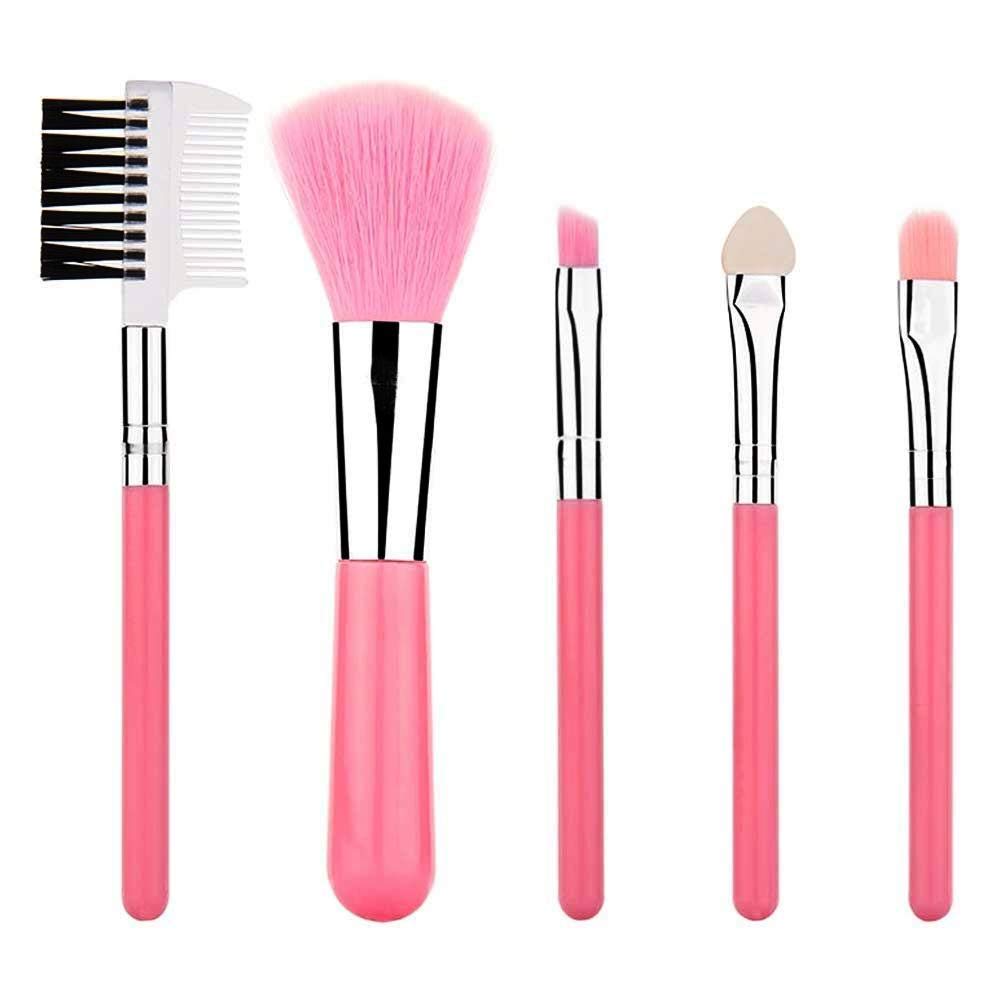Boosty® Professional Makeup Brush Set (5 Pieces) - Premium Cosmetic Brushes for Foundation, Blush, Eyeshadow & More - Perfect for Makeup Artists & Beginners at Home or Salon Use