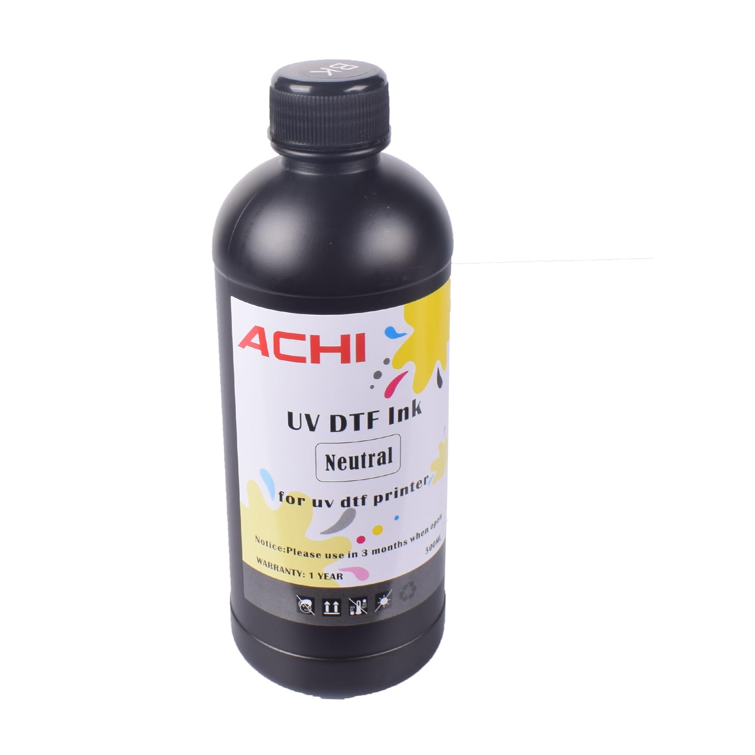 UV DTF Ink for UV DTF Printers - CMYKWV 5x500ML + 500ML Varnish (6 Bottles) - High-Quality AB Film Printing for Stickers, Labels & Decals - Perfect for DIY Crafts, Custom Apparel & Promotional Products