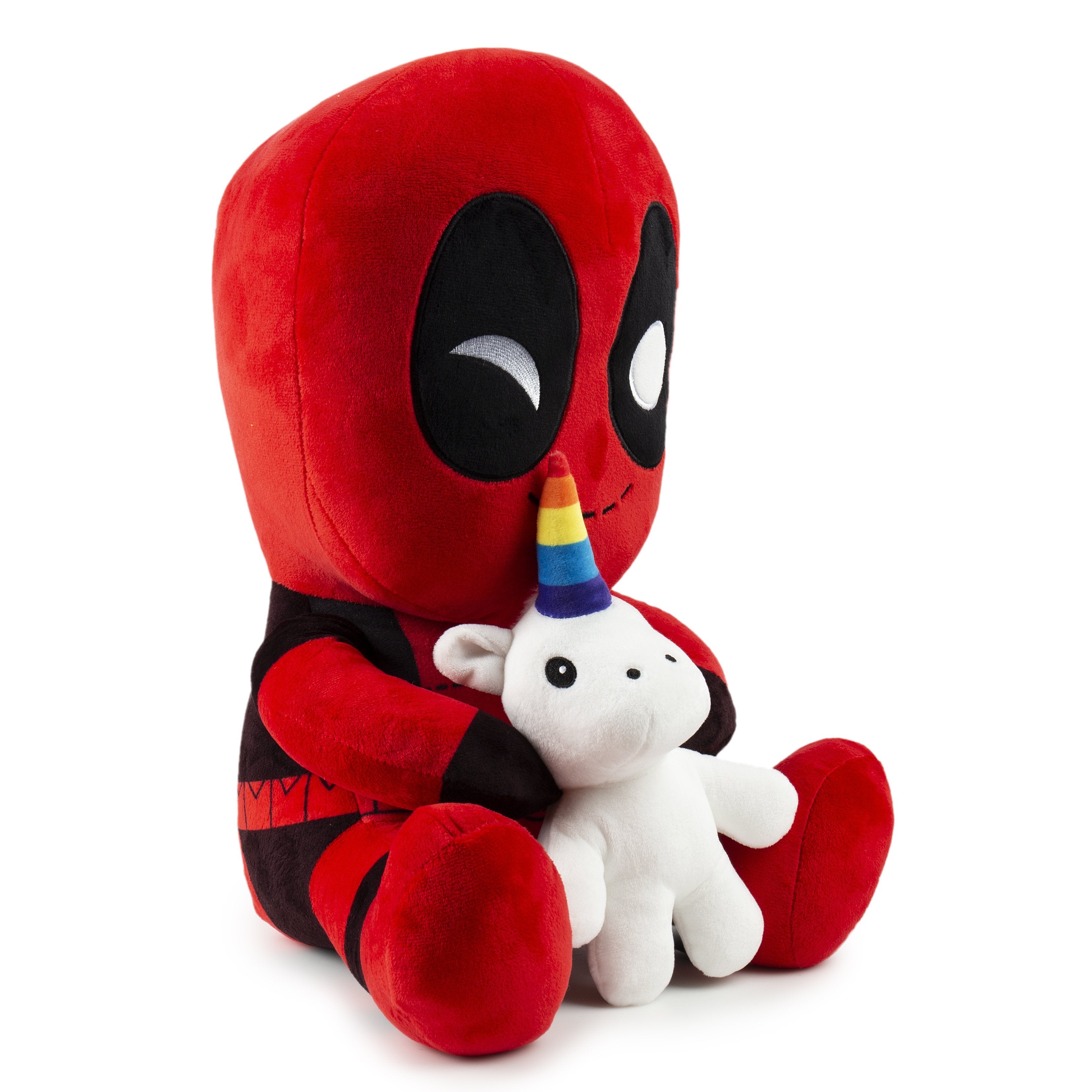 Marvel Deadpool Riding a Unicorn HugMe Vibrating Plush Toy - Cute Collectible Gift for Marvel Fans, Kids & Adults - Perfect for Bedroom Decor, Stress Relief & Fun Gifts