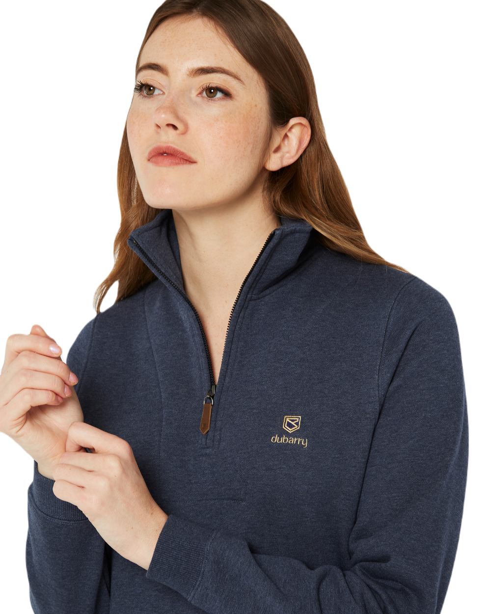 Dubarry Women's Castlemartyr Quarter Zip Sweatshirt - Soft Fleece Pullover for Outdoor Activities & Casual Wear