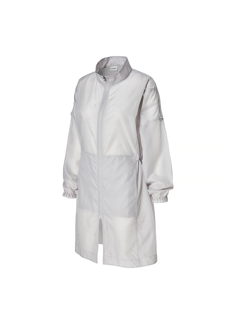Airy Active Maxi Long Jacket - Lightweight Breathable Women's Outerwear for Running, Hiking & Outdoor Activities