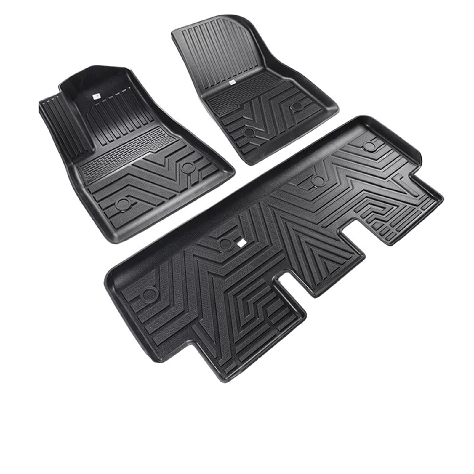 Premium All-Weather Floor Mats for Tesla Model 3/Y (2021-2022) - Heavy Duty Car Interior Accessories with Full Coverage & Anti-Slip Design - Perfect for Daily Commute, Road Trips and Winter Protection