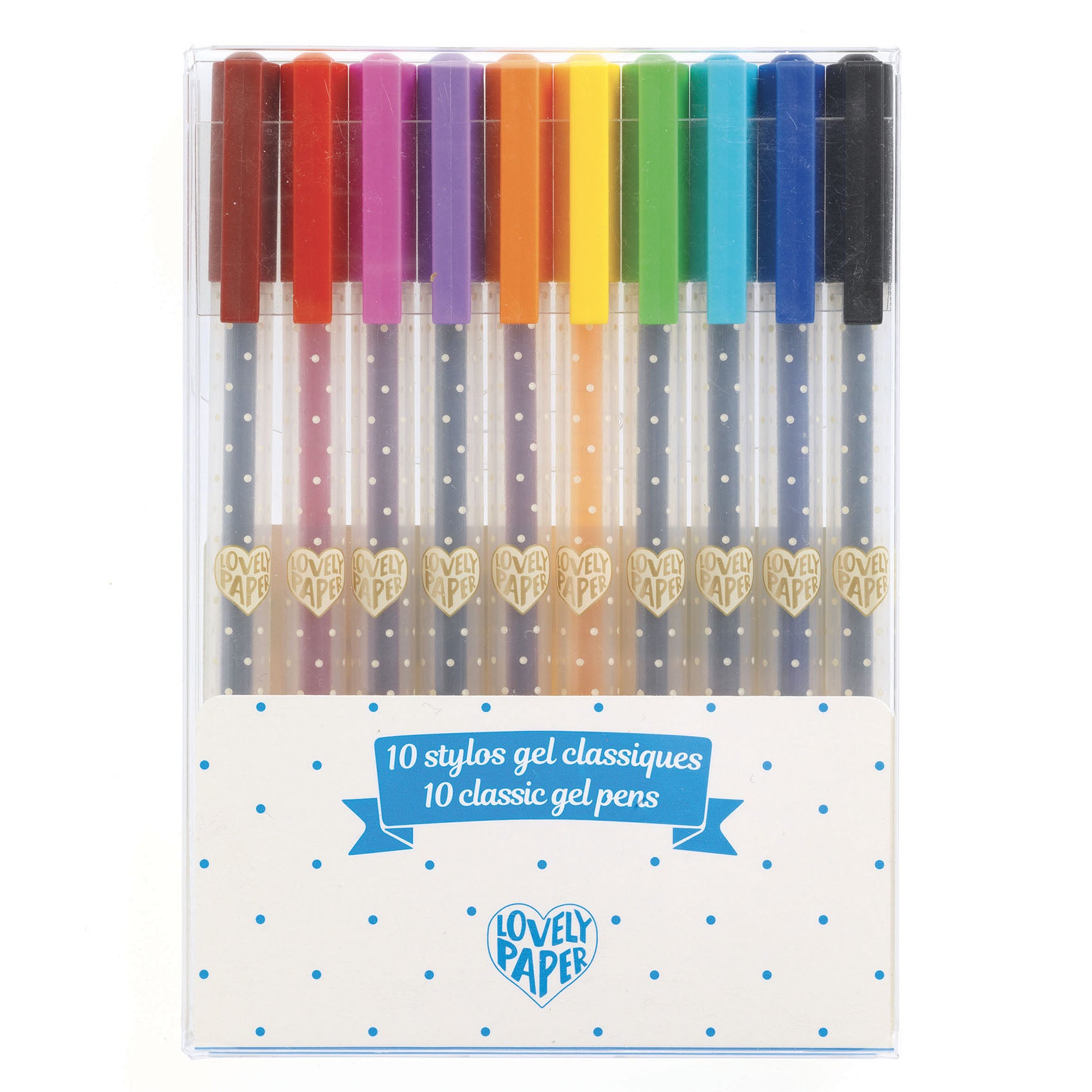 10 Classic Gel Pens for Smooth Writing - Perfect for School, Office & Creative Projects