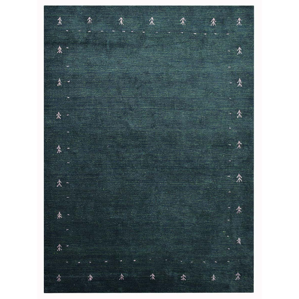 Handmade Hand Knotted Wool Rug - Soft & Durable Non-Slip Area Rug for Living Room, Bedroom, Dining Room - Perfect for Home Decor & High Traffic Areas