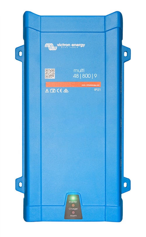 MultiPlus 48/800/8 16 230Vac Inverter/Charger - Pure Sine Wave Power Converter for Solar Systems, RVs & Off-Grid Living