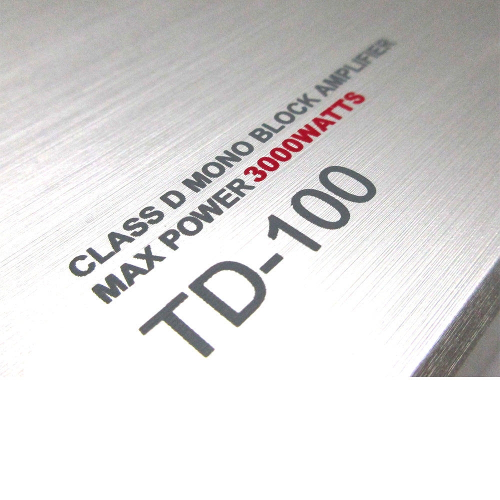 NESA TD 100 3000W Monoblock Car Audio Amplifier - High Power Bass Boost for Subwoofers | Perfect for Car Audio Systems & Home Theater Setups