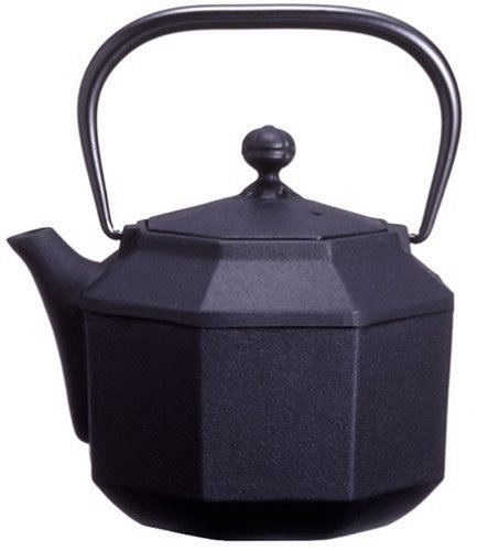 Premium Japanese Nanbu Tekki Cast Iron Octagon Tea Pot by Seieido - Authentic Iron Teapot for Loose Leaf Tea, Matcha & Herbal Brewing - Perfect for Tea Ceremonies, Home Use & Gift Giving